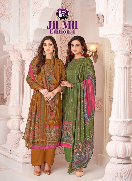 Jil Mil Edition 1 By Kala Pure Muslin Surat Pakistani Dress Material Wholesale Market